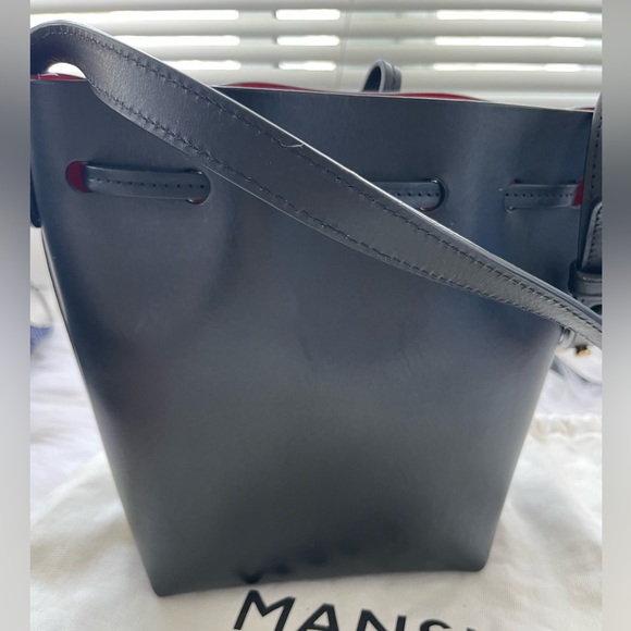 Mansur Gavriel Mini Mini Bucket Bag - Black - Picture 2 of 3